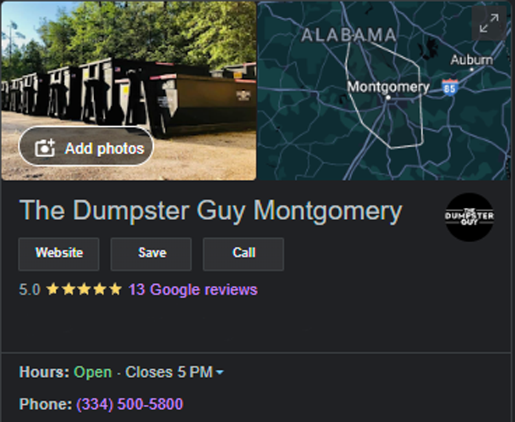 Montgomery Google Business Profile